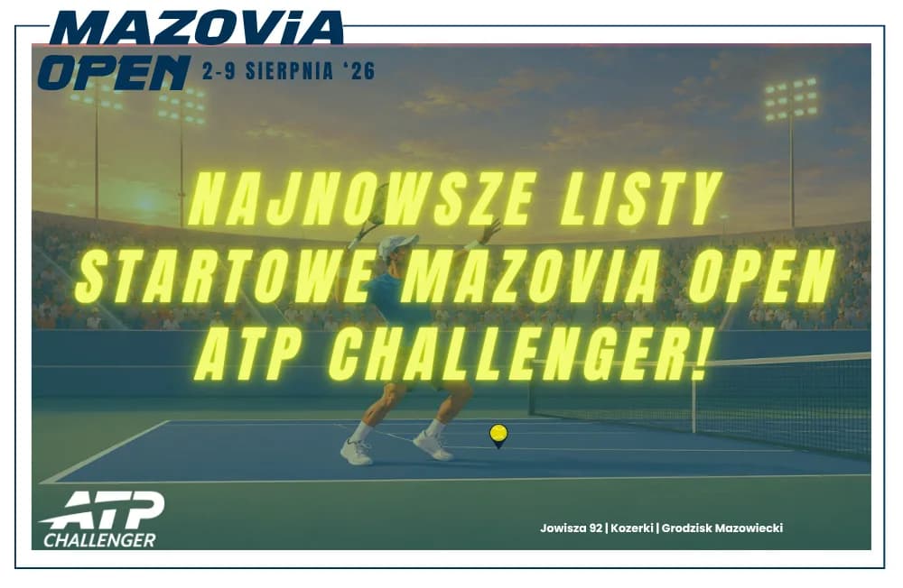 Najnowsze listy startowe Mazovia Open ATP Challenger
